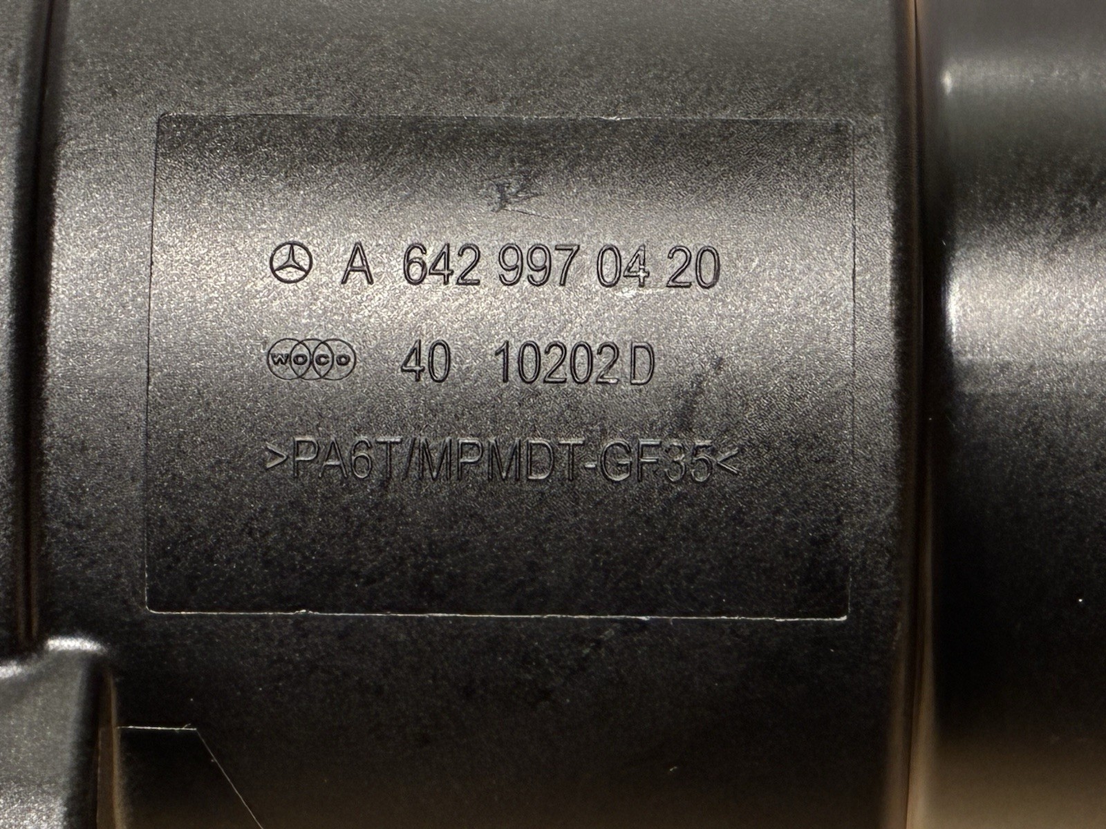 🌟Mercedes GL ML R E 07-12 OEM Turbo Intake Resonator Damper Silencer 6429970420