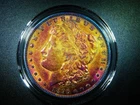 UNC 1896 MORGAN SILVER DOLLAR BEAUTIFULLY TONED COLLECTOR QUALITY COIN M-1159
