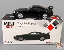 Toyota Supra JZA80 RHD Black 1/64 Mini GT [MGT00045-R]