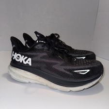Hoka One One Clifton 9 Black Mesh Men's Running Sneaker Size 11B | 1127896
