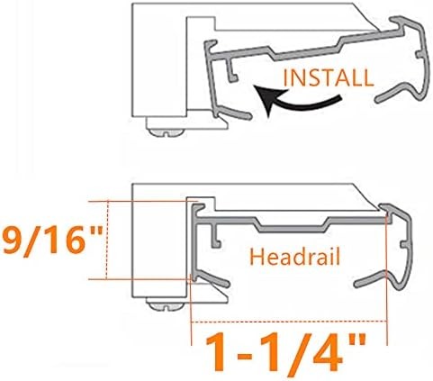 2pcs Mount Bracket Holder for Pleated and Cellular Shades One Size, White 
