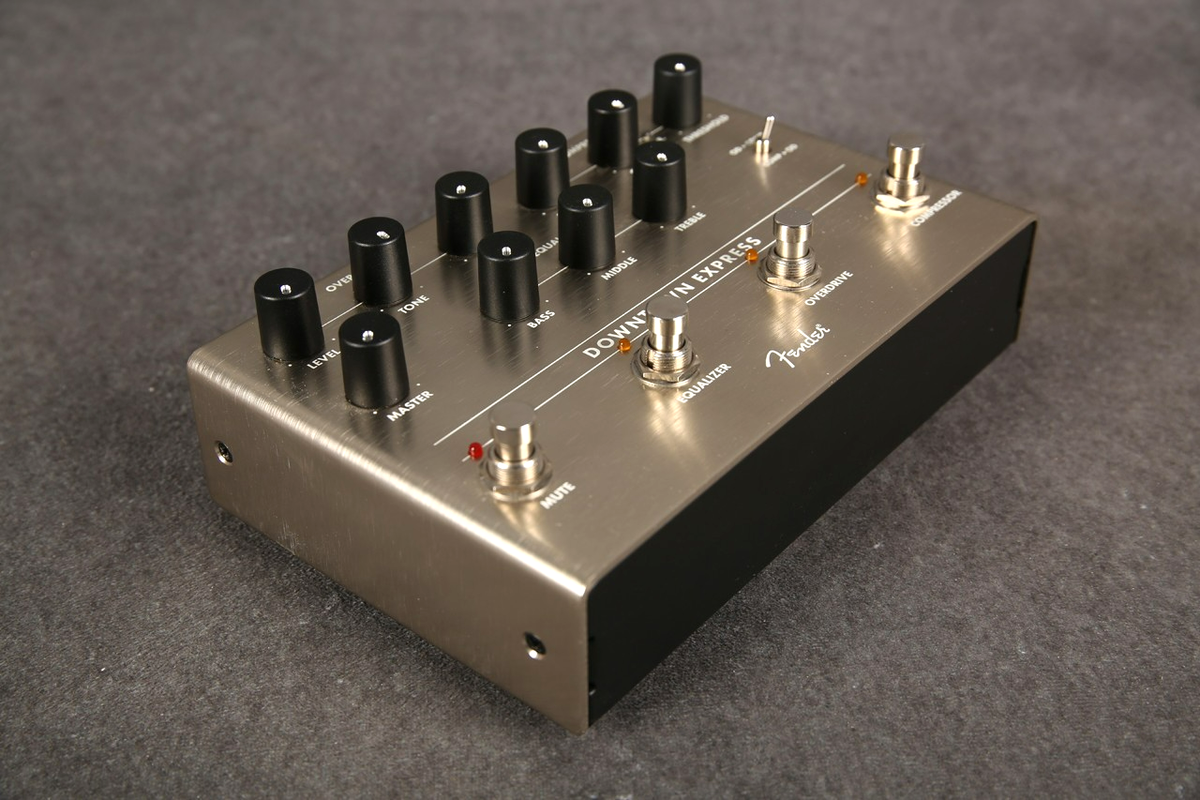 Fender Downtown Express Bass Multi Effects Pedal EQ Overdrive New