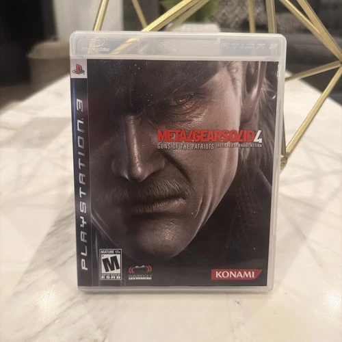 Metal Gear Solid 4 Guns of the Patriots PS3 2008 Complete CIB Tested