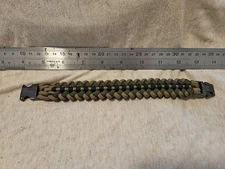 Sanctified Covenant Knot 550 Paracord Bracelet, O.D., Coyote Brown. and Black