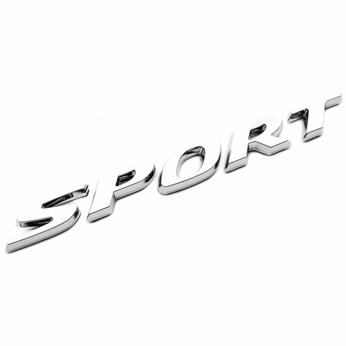 Sport Trunk Lid Chrome Letter Emblem Badge Nameplate Chrome For Honda CRV Civic - Picture 2 of 6