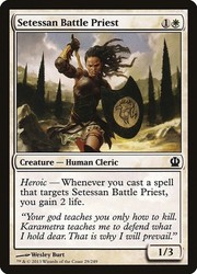 Setessan Battle Priest 29/249 Theros Foil Common