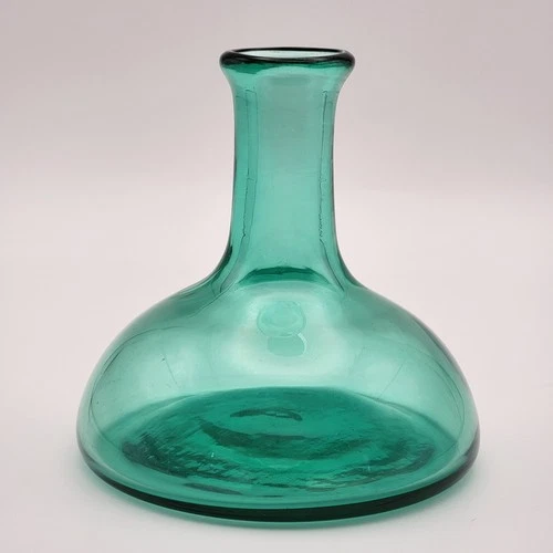 Blenko Sea Green 57-A Miniature Glass Vase 1957