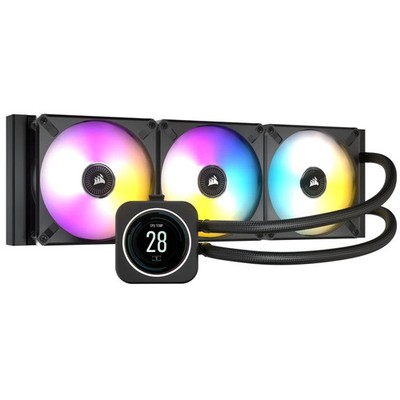Corsair iCUE H150i RGB ELITE LCD 360mm AIO CPU Flüssigkeitskühler CW-9060060-WW Intel