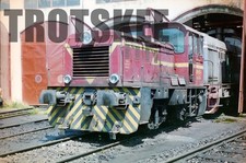 35mm Colour Negative CFR Romania Railways Diesel Loco 18 0016 c1997 