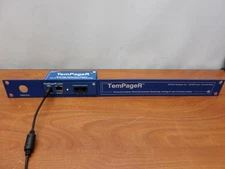 Avtech TemPageR TMP-61538 Temperature Monitor (No PwrCrd) Pwrs On - USED