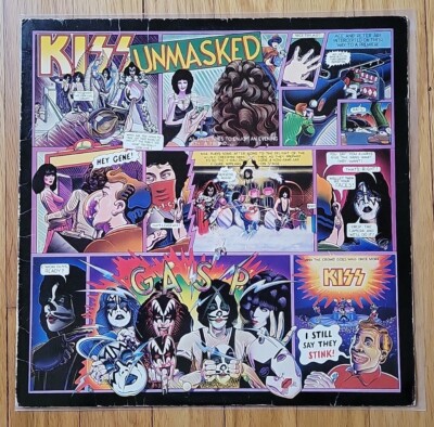 Kiss - Unmasked LP Casablanca NBLP 7225 1980 Sterling Sound