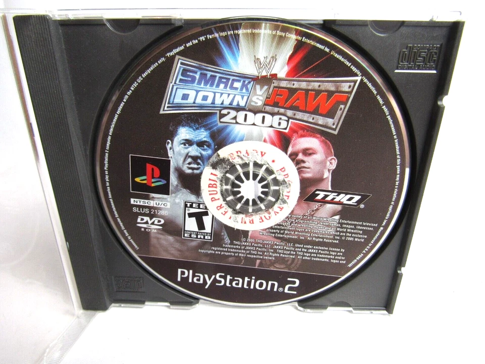 Sony PlayStation 2 THQ WWE Smack Down vs Raw (2006) - Image 3 of 4