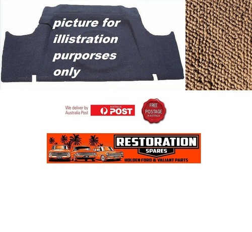 <!--F#f_0-->HOLDEN HQ HJ HX HZ STATESMAN ONLY BOOT TRUNK MOULDED GINGER LOOP CARPET<!--F/-->