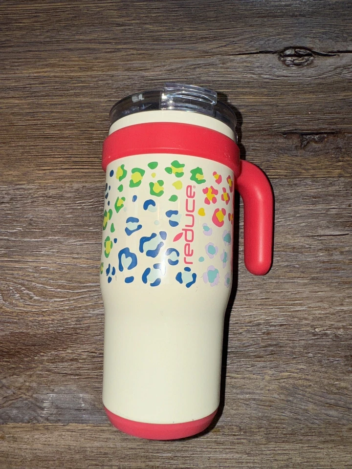 Taza de acero inoxidable aislada al vacío reducida a prueba de derrames 18 oz sin pajita Foto 2 de 4