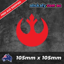 Rebel Alliance Decal Sticker Funny Laptop Car Window Bumper JDM decal 4x4 Star