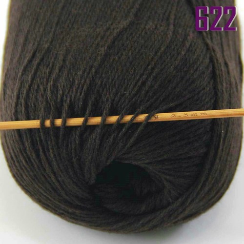 Sale New 1 Balls x 50gr Luxurious Soft Mongolian Cashmere Hand Knit Wool Yarn - Picture 30 of 47