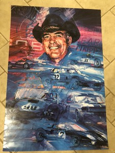 CARROLL SHELBY HAND SIGNED POSTER WORLD CHAMPION 1965 By ...