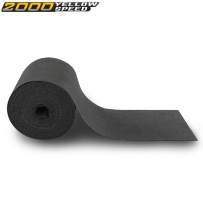 #ad NEW Black Ribbed Bunk Carpet Marine Boat Trailer Runners Outdoor 12quot; x 50#x27; $63.55