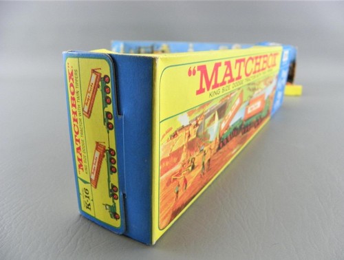Vintage Matchbox Lesney King Size K-16 Dodge Tractor w/ Twin Tipper Train NrMnt - Picture 4 of 24