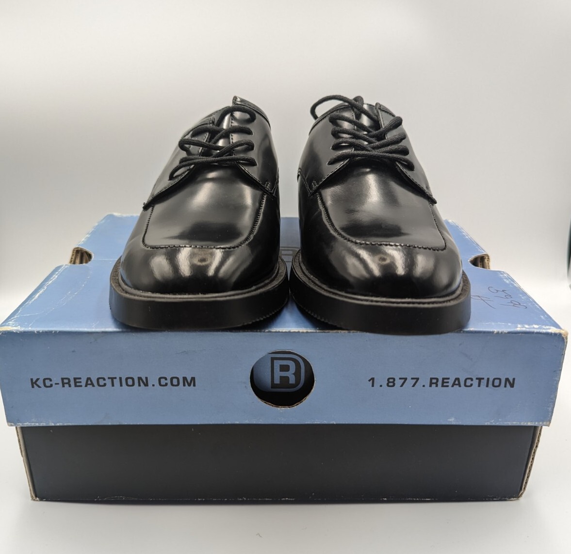 Kenneth Cole Reaction First Lace Le Kid Boy Lace Up Dress Shoes