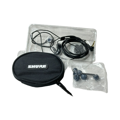 Shure SE215-K Sound Isolating In-Ear Earphones Headphones Earbuds