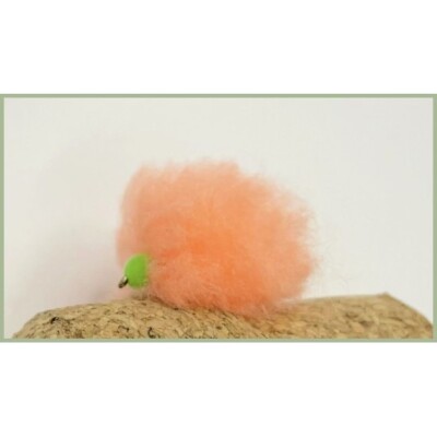 Blob Flies, 3 x Eggstacy Blobs Coral, Lime Hothead Fly Fishing, eggstacy fly