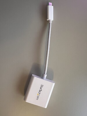 StarTech.com USB C auf DVI Adapter weiß 1920x1200 USB Typ C Video CDP2DVIW