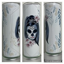 Day of the Dead Skull Sublimated Stainless St...
