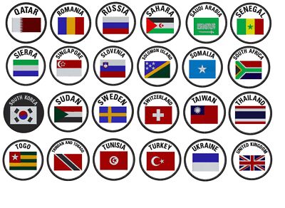 World Flag patches_C , flag embroidery, flag iron on, country flag patch, nor...