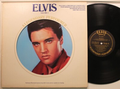 Elvis Presley Lp A Legendary Performer Vol. 3 (W/ Booklet