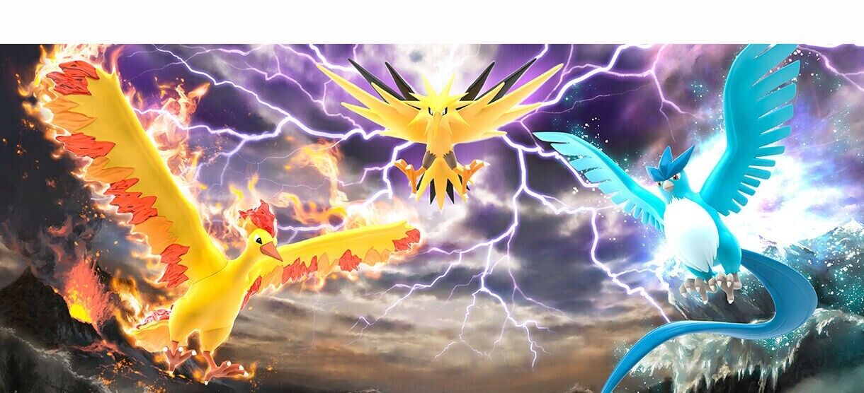 Pokemon Scale World Kanto Articuno, Zapdos, & Moltres Three-Pack