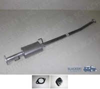 Imasaf Auspuff Mitteltopf +ZubehöR für Hyundai Tuscon+Kia Sportage 2.0/2.0I 16V
