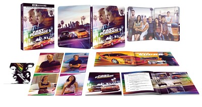 The Fast and the Furious 4K Steelbook 20th Anniversary Gift Set Best Buy Sealed