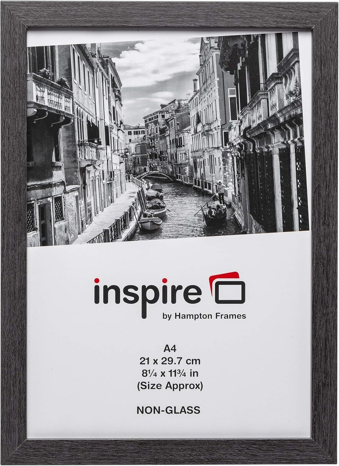 Рамки Hampton Frames WESTMINSTER A4 21x30 см Серая МДФ Рамка для картин из плексигласа без стекла WES