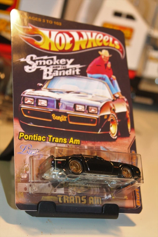 Luvrij DESIGNS SMOKEY AND THE BANDIT Trans Am HOT WHEELS HOT BIRD Real Riders - Image 3 of 4