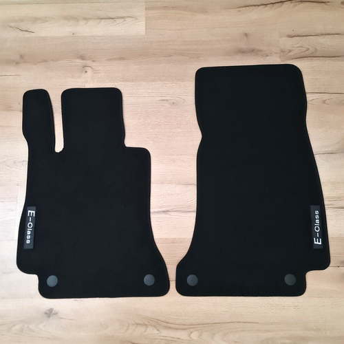 Car Floor Mats Velour For Mercedes E Class W213 Waterproof Black Carpet