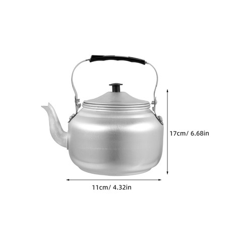Teekanne mit Filter Aluminium Haushalt für Loseblätter Tragbarer Wasserkocher - Bild 5 von 12
