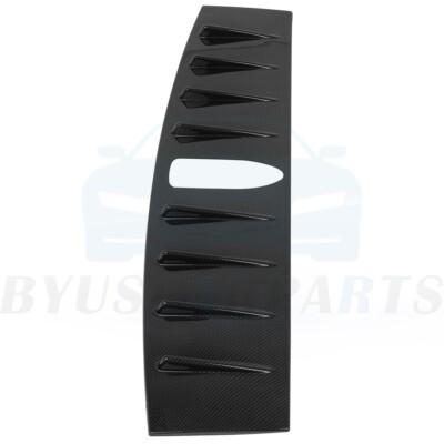 Rear Roof Vortex Spoiler Wing For 2015-2021 Subaru WRX STI WRX Black Plastic