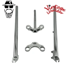 Replacement Bicycle Triple Tree Fork Legs Left&Right, Top Tube,Or Bracket CHROME
