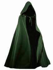 Gothic Mittelalter LARP Umhang Cape Langer Kapuzenumhang Kapuze Sinistra 