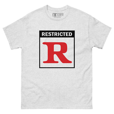 Grey Shirt Rated R Unisex classic graphic Rated R tee T-shirt | eBay