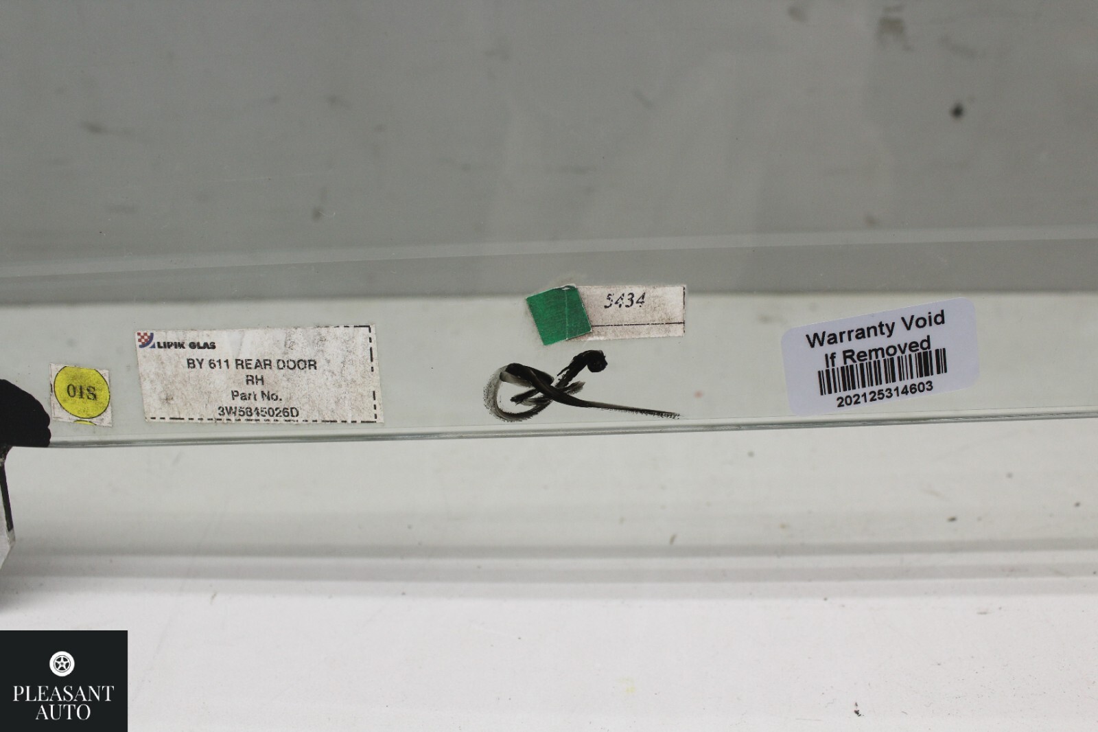 BENTLEY CONTINENTAL REAR RIGHT PASSENGER SIDE DOOR WINDOW GLASS OEM 2006-2012 