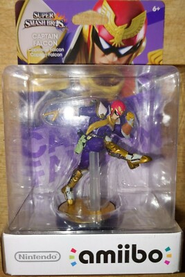 Nintendo Amiibo Captain Falcon |BRAND NEW FACTORY SEALED Super Smash Bros.