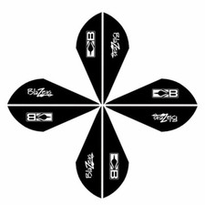 Bohning - Blazer Vanes - 2" - Black - 36 Pk