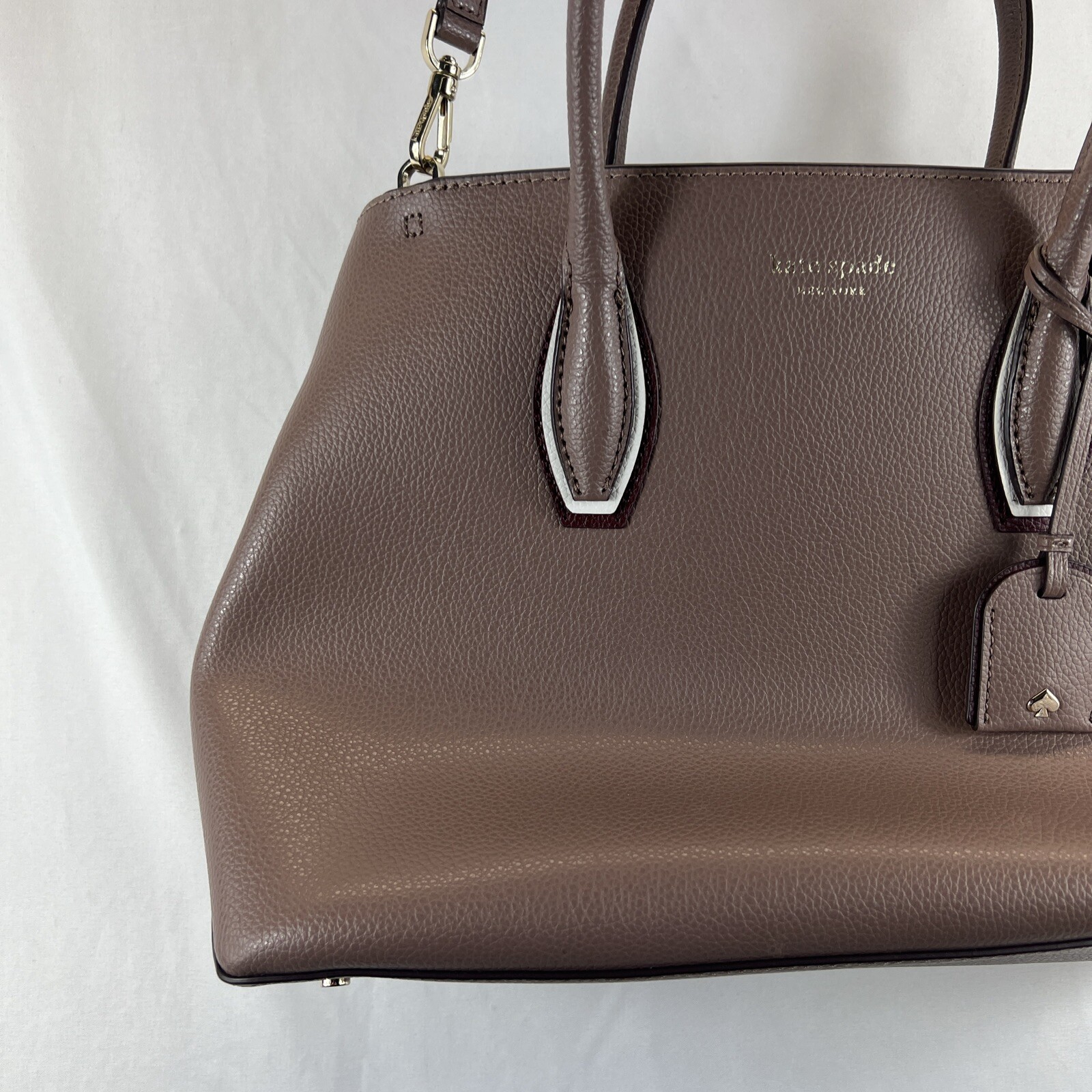 Kate Spade Solid Brown Double & Adjustable Should… - image 2