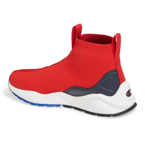 Womens Champion Rally KT Lifestyle High Top Shoes Size 8.5 Red White CP100262W