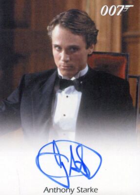 James Bond in Motion 2008 Anthony Starke as Truman Lodge Autograph Card