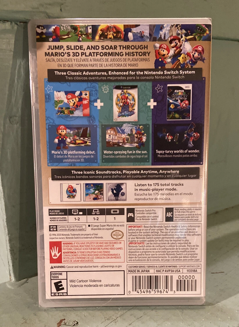  Super Mario 3D All-Stars - Nintendo Switch, 175 pieces :  Nintendo of America: Everything Else