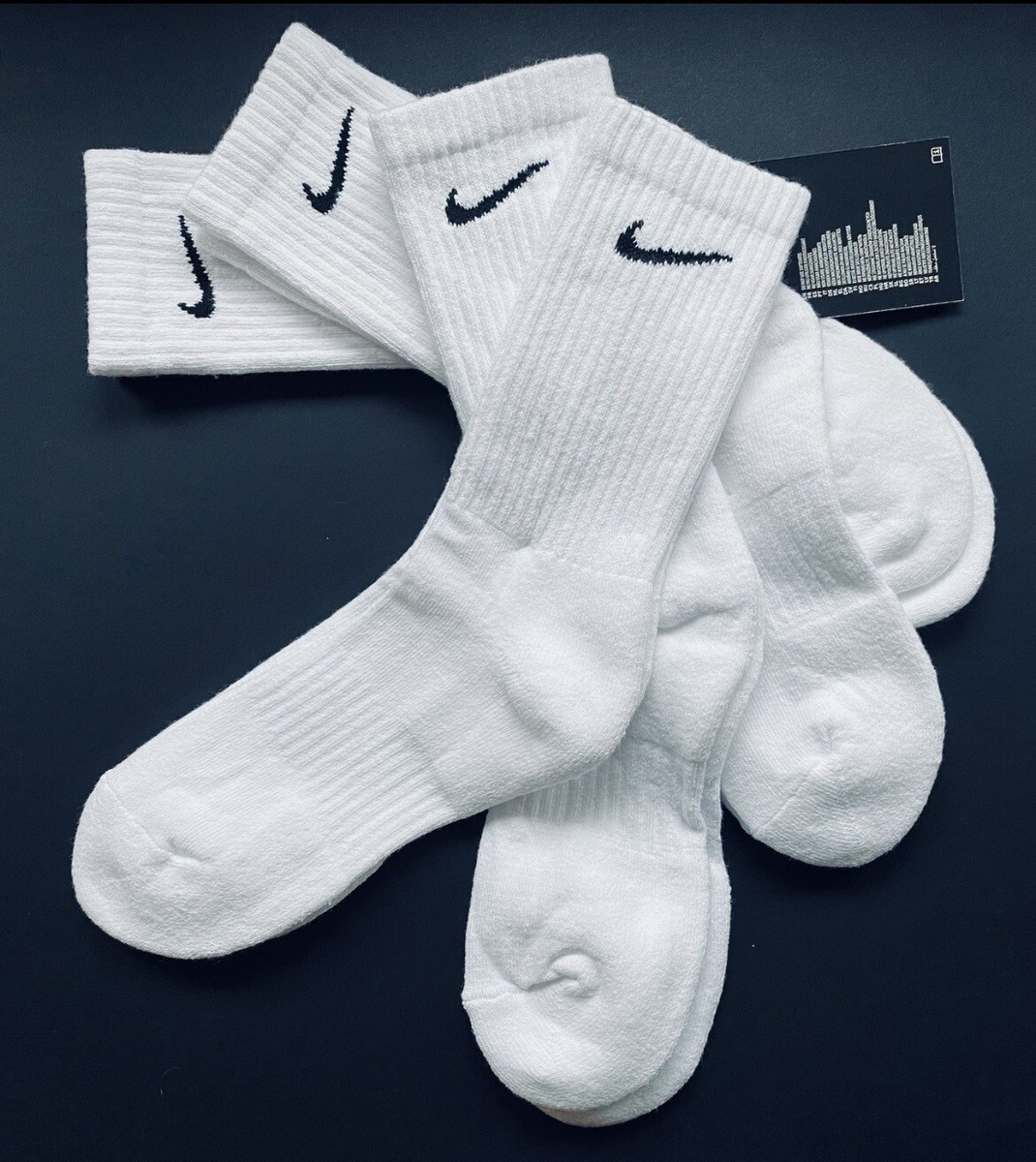 nike mid cut crew socks