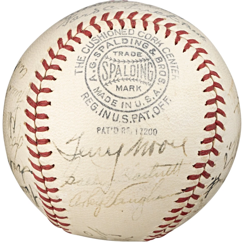 1939 All Star Game Team Signed Baseball 24 Sigs Mel Ott PSA DNA JSA & BAS COA - Image 2 of 4